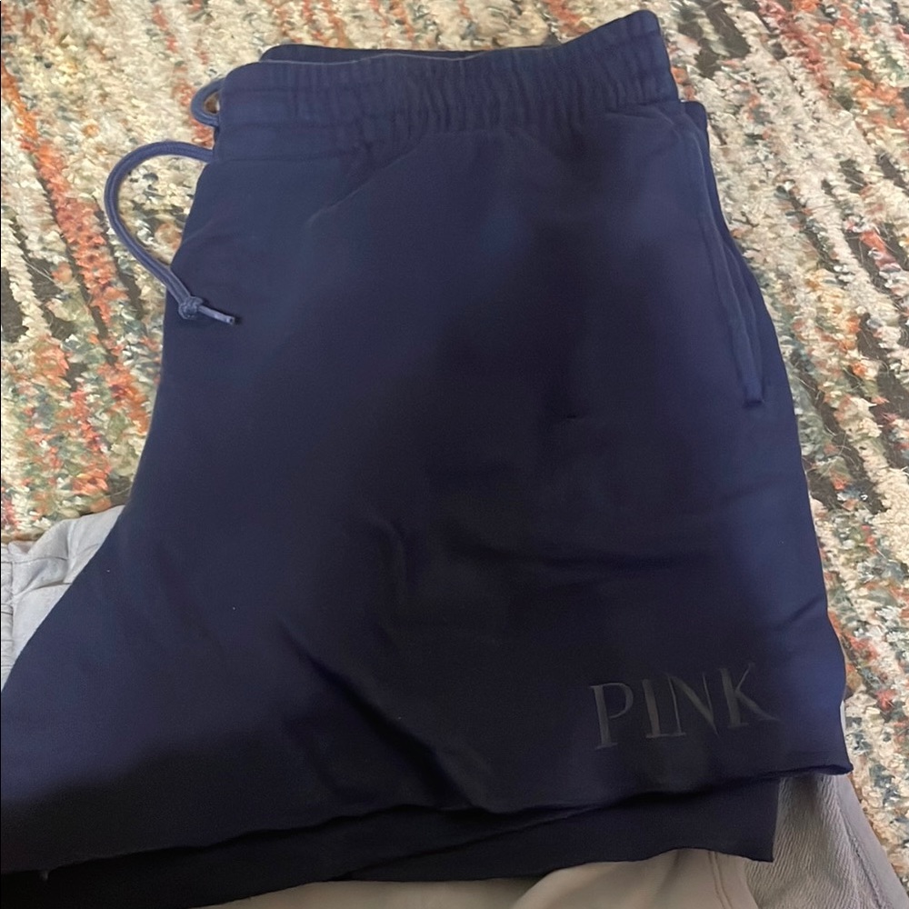 PINK Navy Joggers